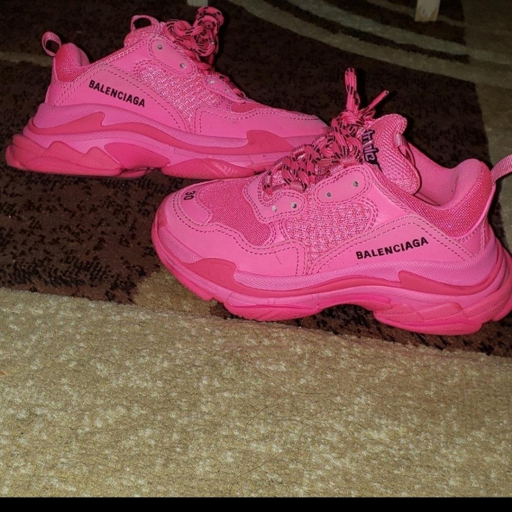 Pink Balenciaga Shoes size 12.5